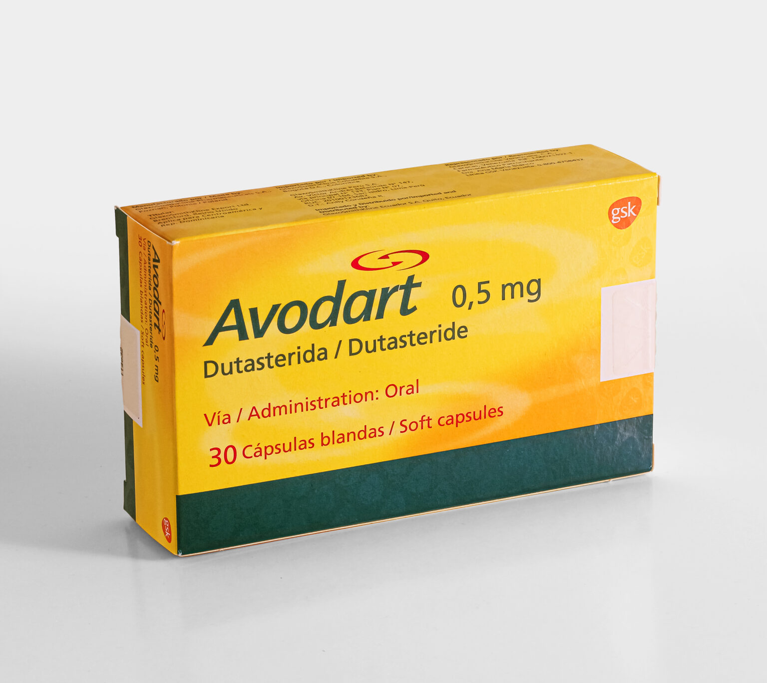 DUTASTERIDE AVODART 0,5 MG Colombia